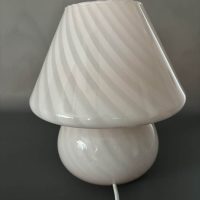 Mid Century Italian Glass Table Lamp