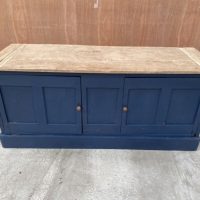 Antique Mahogany Shop 3m Workbench Island Counter, c 1890 L197
