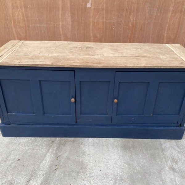 Antique Mahogany Shop 3m Workbench Island Counter, c 1890 L197