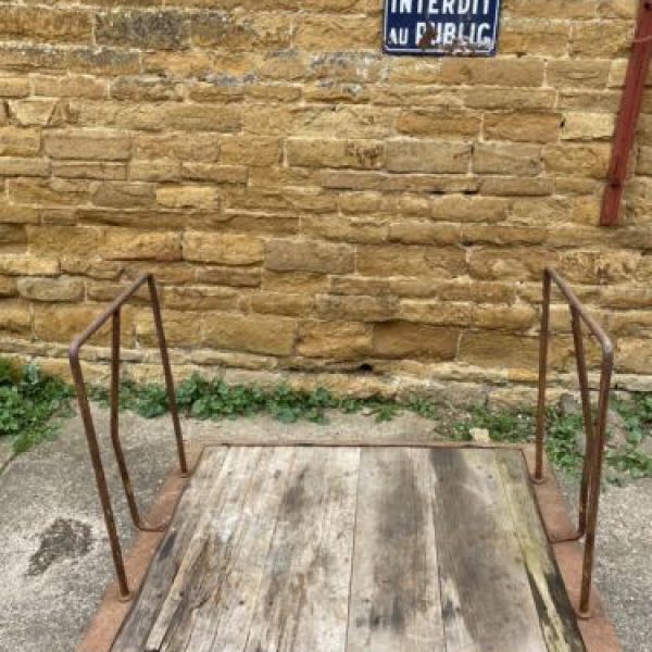Vintage Railway Porter Luggage Trolley, c 1930