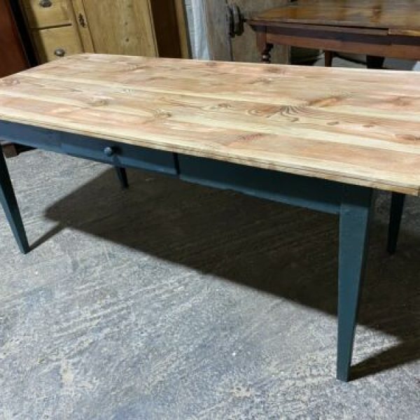Antique French Farmhouse Refectory Dining Table, c1870
