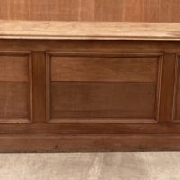 Antique Mahogany Shop 3m Workbench Island Counter, c 1890 L300
