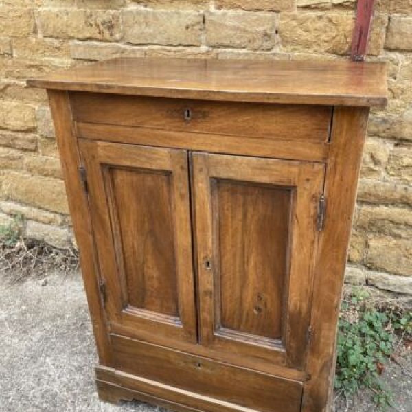 Antique French Walnut Cupboard, c1870