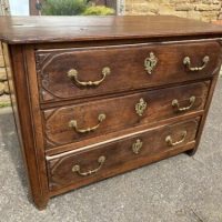 Antique French Oak Commode Chest of Drawers, c 1740