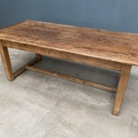 Antique Georgian Pine Farmhouse Rectangular Dining Table, c 1810. L212