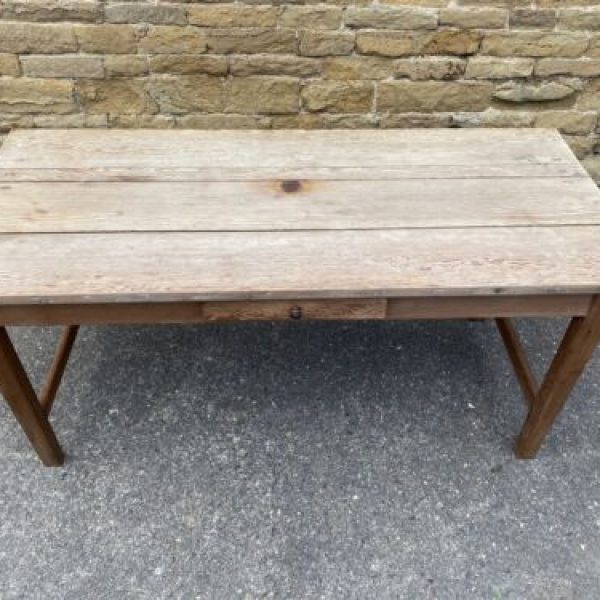 Antique French Refectory Dining Table, c 1860 L167