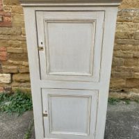 Antique French Painted Pantry Housekeeper&#8217;s Cupboard, c 1870