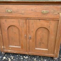 Antique French Painted Sideboard Buffet, circa 1870