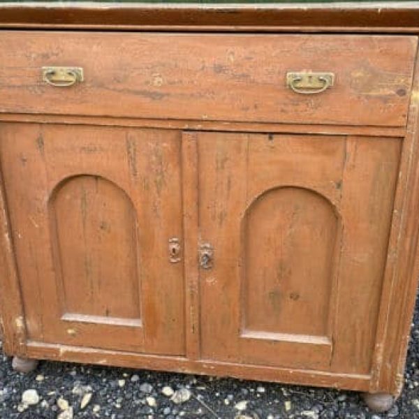 Antique French Painted Sideboard Buffet, circa 1870