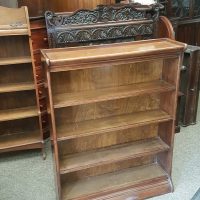 Small Antique Edwardian Oak Bookcase