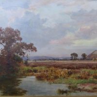 SOLD Josiah Clinton Jones RCA (1848-1936). Large Oil Painting