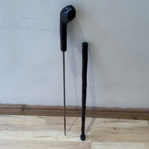 Irish Blackthorn walking stick sword stick