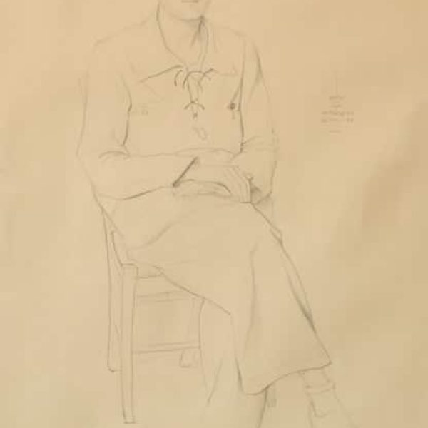 Drawing Study of a Young Man