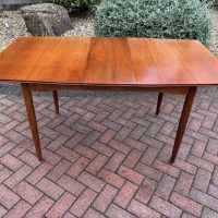 Mid Century Teak Extending Dining Table