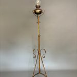 Early 20th Century Converted Oil Floor Lamp