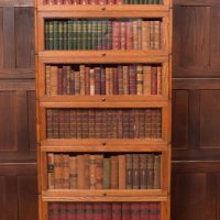 Edwardian Oak 6 Sectional Bookcase SAI2781