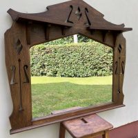 Arts &#038; Crafts Overmantle Mirror c1900