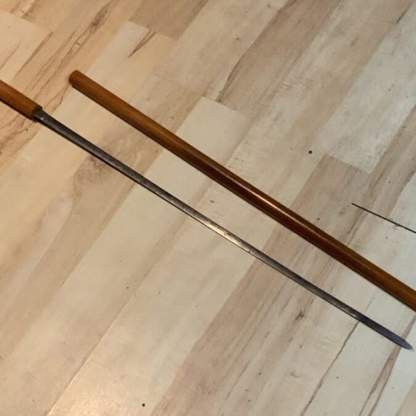 Masonic Double edged blade Gentleman’s walking stick sword stick