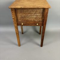 Cotswold School Limed Oak Sewing Box
