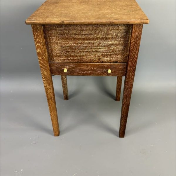 Cotswold School Limed Oak Sewing Box