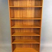 Mid Century Tall Teak Bookcase