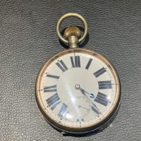 Pocket watch steel cased Goliath type