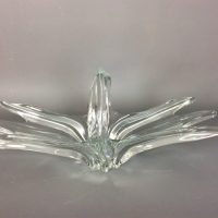 Mid Century Glass Bowl by Art Vannes, France