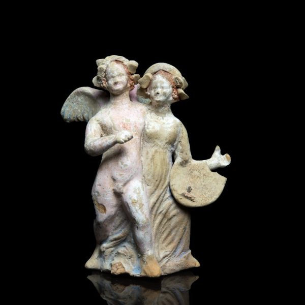 Ancient Greek Italy: Canosa statue of Eros and Psyche