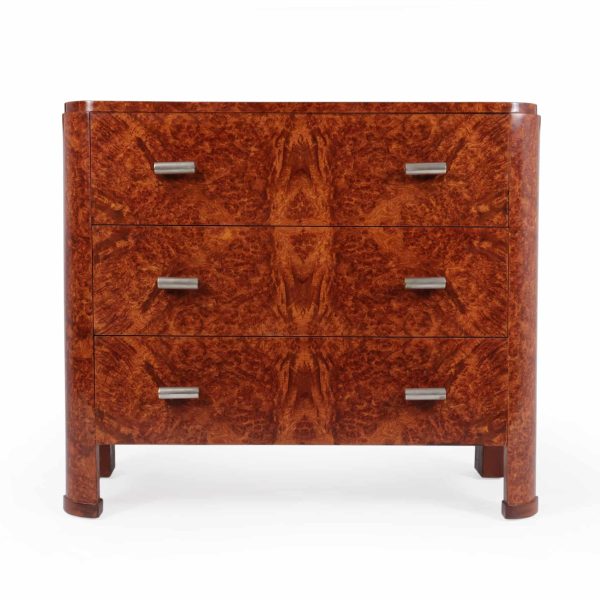 Art Deco Chest of Drawers in Amboyna c1920