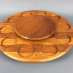 Mid Century Danish Teak Lazy Susan