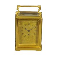 Fine English Fusee Carriage Clock