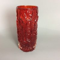 Whitefriars Large Bark Vase by Geoffrey Baxter