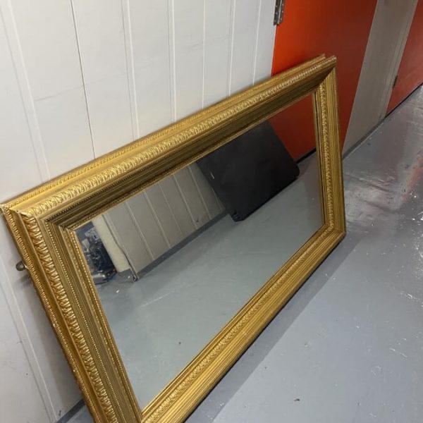 Rare Victorian original gilt large picture frame come mirror