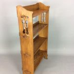 Arts &#038; Crafts Oak Open Bookcase c1900