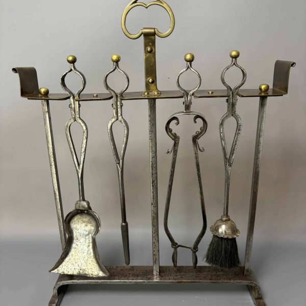 Arts &amp; Crafts Estate Made Fireside Tools