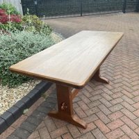 Cotswold School Oak Refectory Dining Table