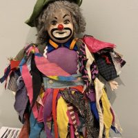 Boswell Wilkie Circus Clown porcelain doll