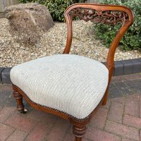 Victorian Fruitwood Bedroom Chair