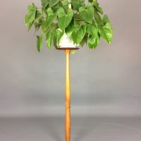 Mid Century Pedestal Torchere Plant Stand
