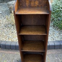 Arts &amp; Crafts Tall Slim Bookcase c1900