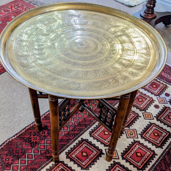 Brass Benarais Table