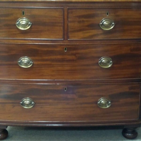 Bow Fronted Chest of Draws