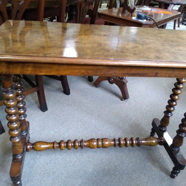 Burr Walnut Side Table 2