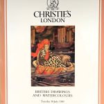 Christie’s ~ British Drawings and Watercolours ~ London ~ 18. 07. 1989