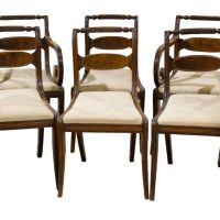 A set of Regency Mahogany Dining Chairs