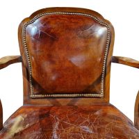 Georgian Mahogany Open Armchair
