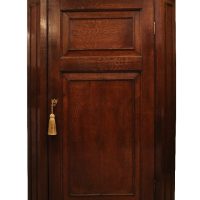 18thc Oak Corner Cupboard