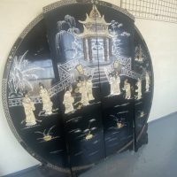 Large 20th century oriental screen