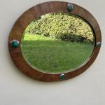 J &#038; F Pool of Hayle Copper Mirror