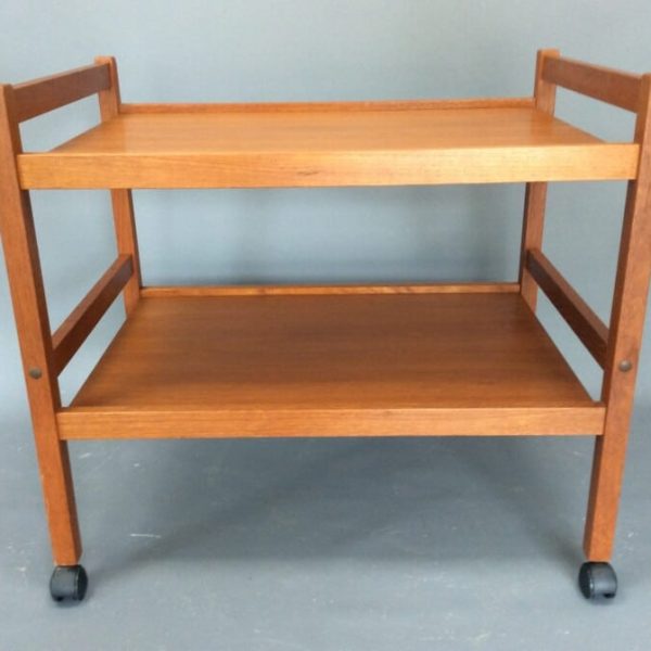 Mid Century Teak Danish Drinks Trolley